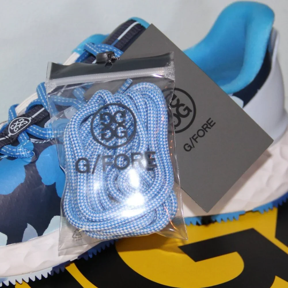 G/FORE MG4+ Golf Shoes Blue Floral Womens 7 Waterproof